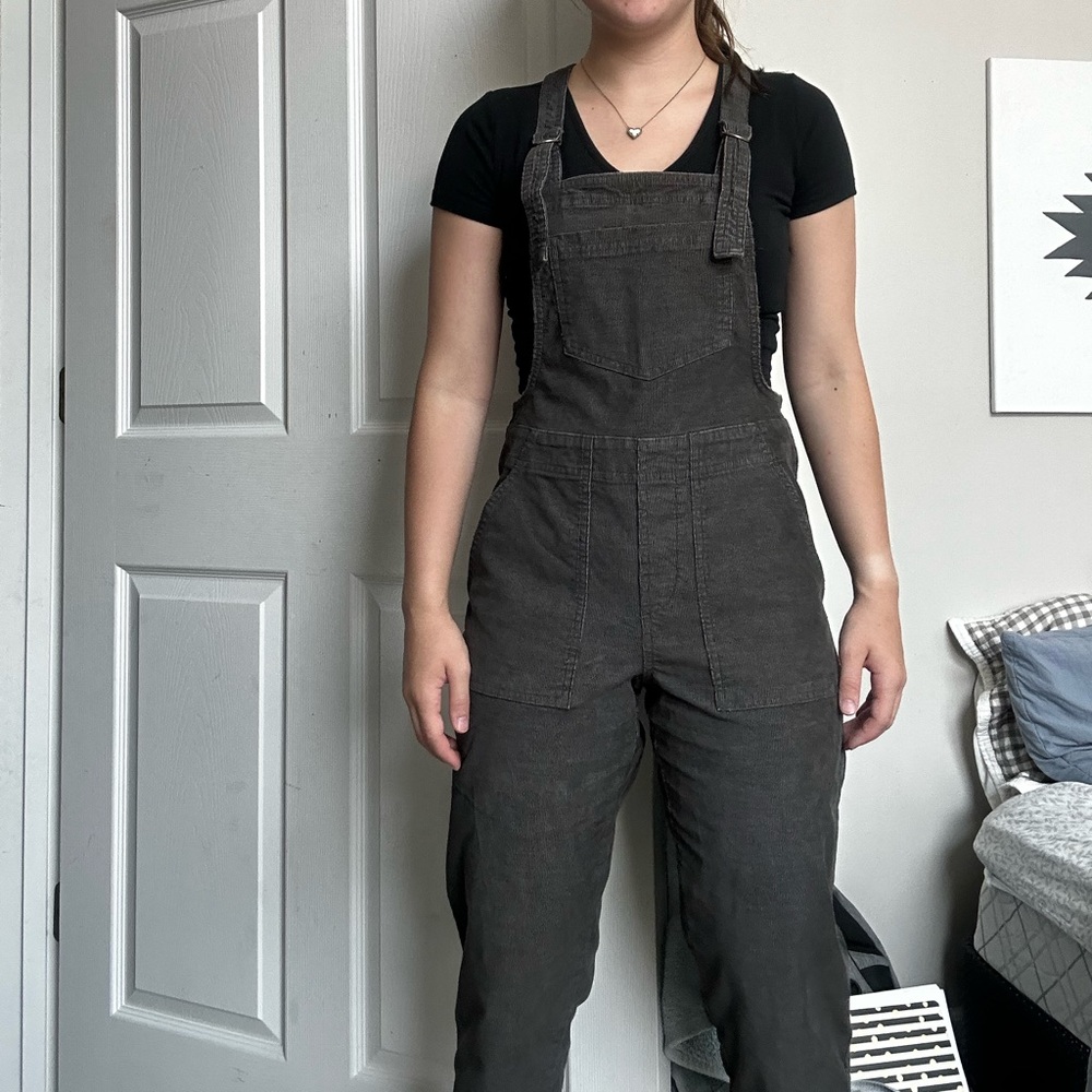 aerie corduroy overalls